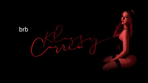 I am real and klassy..  online show from 11/29/25, 09:07