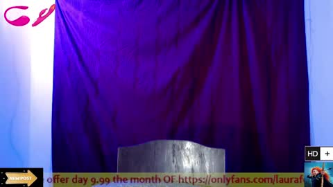 Snapshot of laura_fountain_ chatting on 01/16/25, 05:01 weedcam Curly Laura OF    online show from 01/16/25, 05:01