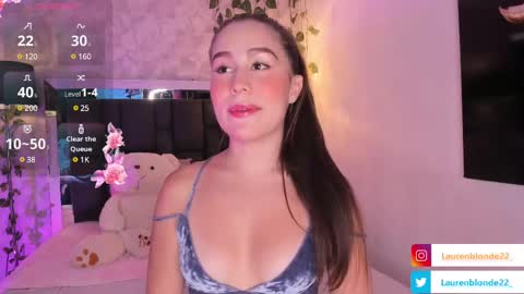 Lauren Blonde online show from 02/22/25, 08:31