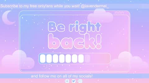 LavenderMei online show from 05/10/26, 10:26