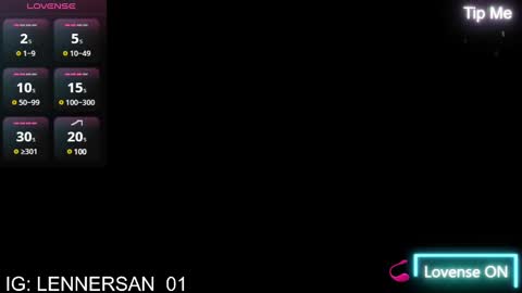 Lenner INDEPENDENT MODEL online show from 12/24/24, 10:22