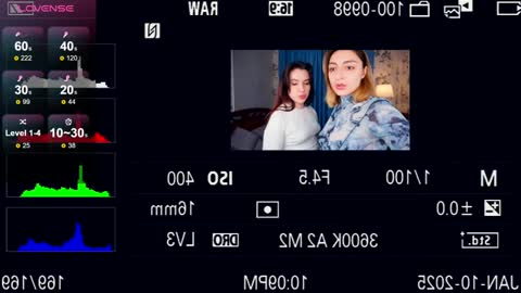 Snapshot of lenoimacyt chatting on 01/13/25, 07:11 Hey hey our name is Mia Elfy Lovense is active time to play PVT IS OPEN online show from 01/13/25, 07:11