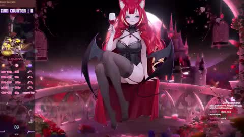 Snapshot of lewdfoxy_vt chatting on 10/28/25, 02:42 Kira online show from 10/28/25, 02:42