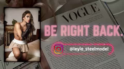 INSTA leylasteel model         online show from 03/28/26, 12:16
