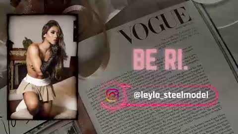 INSTA leylasteel model         online show from 06/23/26, 11:52