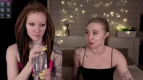 Snapshot of lisanelsona chatting on 02/19/26, 01:12 Hello our names are Kate and Alice this is our first day here. online show from 02/19/26, 01:12