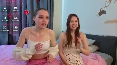 Snapshot of lisanelsona chatting on 05/25/26, 01:11 Hello our names are Kate and Alice this is our first day here. online show from 05/25/26, 01:11