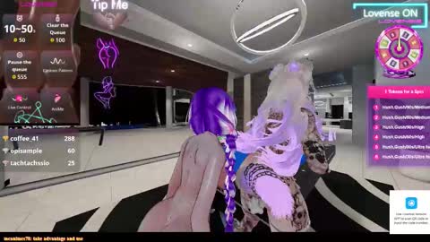 Snapshot of loveuniversal7777 chatting on 10/22/25, 11:48 Universalove7 VR online show from 10/22/25, 11:48