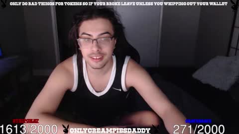 Snapshot of makeitraincreampiedaddy chatting on 06/02/26, 12:34 onlycreampiesdaddy online show from 06/02/26, 12:34