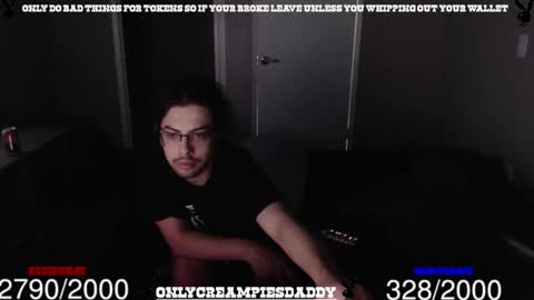 Snapshot of makeitraincreampiedaddy chatting on 06/13/26, 10:24 onlycreampiesdaddy online show from 06/13/26, 10:24
