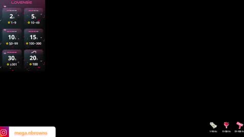 Snapshot of megan_browns1 chatting on 02/24/25, 12:59 Megan online show from 02/24/25, 12:59