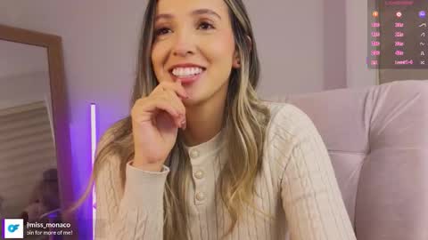 Snapshot of missmonaco chatting on 11/19/25, 10:54 Emma Rivera online show from 11/19/25, 10:54