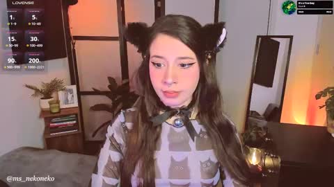 Snapshot of ms_nekoneko chatting on 09/15/25, 09:59 schedule monday tuesday wednesday thursday - sunday online show from 09/15/25, 09:59