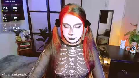 Snapshot of ms_nekoneko chatting on 10/26/25, 05:52 schedule monday tuesday wednesday thursday - sunday online show from 10/26/25, 05:52