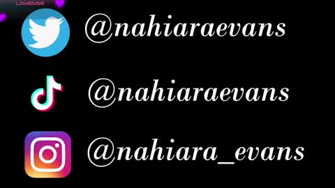 NAHIARA EVANS online show from 10/25/25, 01:46