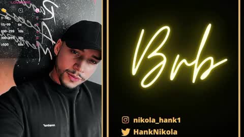 Nikola Hank online show from 05/14/26, 07:04