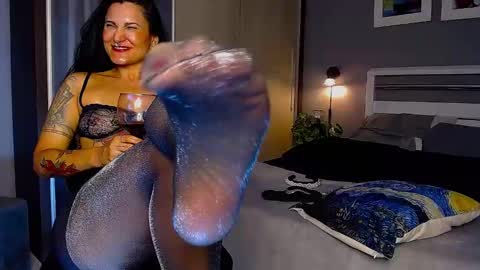 My alter ego Betinna Flowers - a tattooed Miss  -   Are you missing me come in here  -  online show from 01/25/25, 12:27
