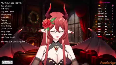 Snapshot of passionyx chatting on 12/16/24, 10:56 Succubus Nyx online show from 12/16/24, 10:56