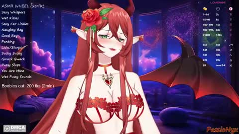 Snapshot of passionyx chatting on 01/04/25, 05:05 Succubus Nyx online show from 01/04/25, 05:05