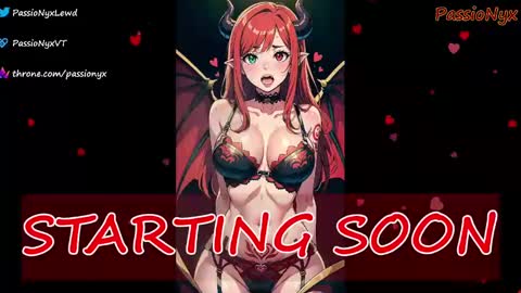 Snapshot of passionyx chatting on 01/06/25, 12:59 Succubus Nyx online show from 01/06/25, 12:59