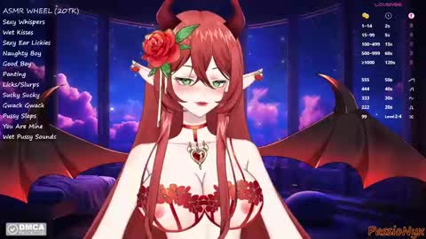 Snapshot of passionyx chatting on 01/19/25, 05:58 Succubus Nyx online show from 01/19/25, 05:58