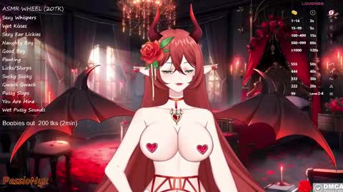 Snapshot of passionyx chatting on 01/29/25, 03:12 Succubus Nyx online show from 01/29/25, 03:12