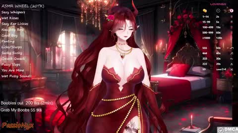 Snapshot of passionyx chatting on 02/03/25, 02:03 Succubus Nyx online show from 02/03/25, 02:03