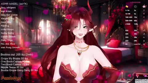 Snapshot of passionyx chatting on 02/14/25, 04:37 Succubus Nyx online show from 02/14/25, 04:37