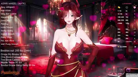 Snapshot of passionyx chatting on 02/16/25, 03:47 Succubus Nyx online show from 02/16/25, 03:47