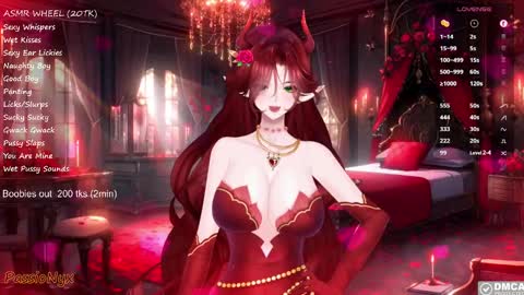 Snapshot of passionyx chatting on 02/23/25, 01:24 Succubus Nyx online show from 02/23/25, 01:24