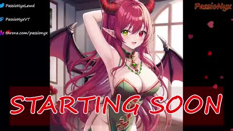 Snapshot of passionyx chatting on 03/02/25, 02:41 Succubus Nyx online show from 03/02/25, 02:41
