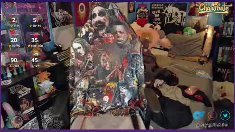 Snapshot of playgh0ul chatting on 10/25/25, 07:05 playgh0ul Ghoulie online show from 10/25/25, 07:05