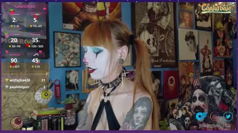 Snapshot of playgh0ul chatting on 11/08/25, 08:03 playgh0ul Ghoulie online show from 11/08/25, 08:03