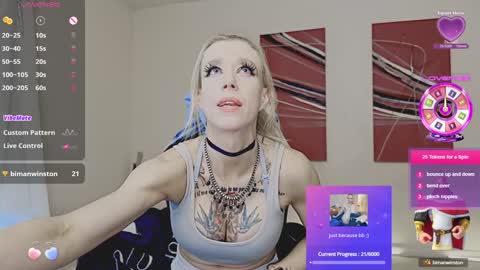 Snapshot of porcelainbarbiebot chatting on 12/01/24, 08:53 Veronica Ronnie Taylor online show from 12/01/24, 08:53