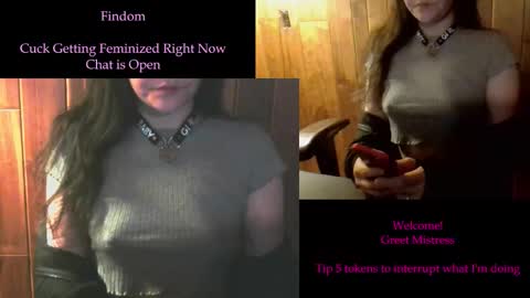 Snapshot of princessmariahswitch chatting on 11/14/25, 10:14 Cuckold Cravings online show from 11/14/25, 10:14