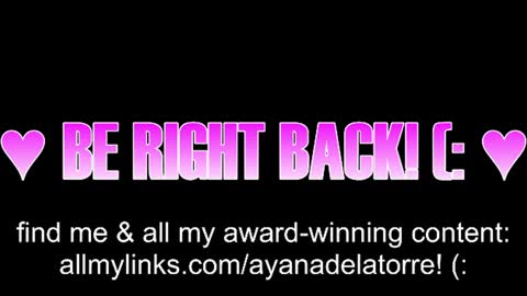 Ayana Delatorre online show from 06/11/26, 12:32