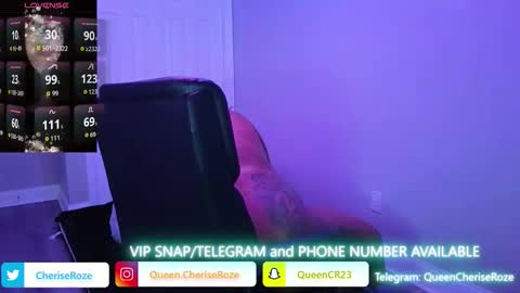 Queen Cherise Roze online show from 12/18/25, 08:37