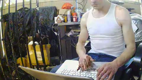 muscleboi slave online show from 02/19/25, 10:09