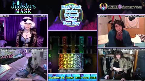 Snapshot of rollseduction chatting on 01/16/26, 12:36 Roll For Seduction online show from 01/16/26, 12:36