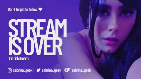 sabrina_geek online show from 12/27/24, 06:46