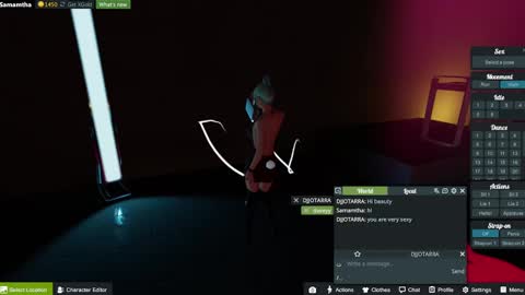 Samantha online show from 03/07/25, 04:35