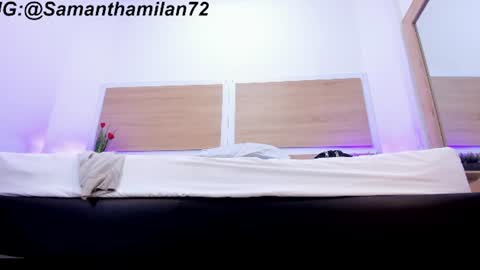 Snapshot of samanthamilan1 chatting on 06/21/26, 12:08 Sam online show from 06/21/26, 12:08