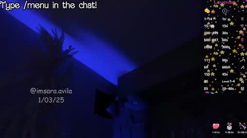 SaraAvila  online show from 03/02/25, 08:38