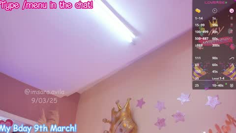 SaraAvila  online show from 03/09/25, 08:21