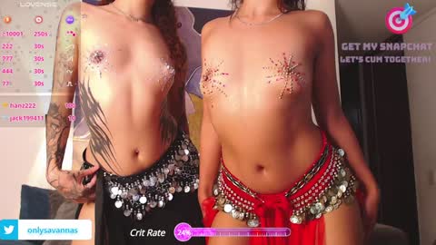 Savannaredhair 33 Angelebony33 online show from 12/10/24, 01:32