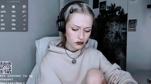 Snapshot of say_mary chatting on 09/30/25, 08:03 pronoun she. name Mary. age 21. online show from 09/30/25, 08:03