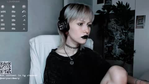 Snapshot of say_mary chatting on 10/15/25, 12:44 pronoun she. name Mary. age 21. online show from 10/15/25, 12:44