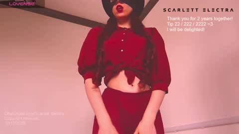 Snapshot of scarlett_electra chatting on 10/10/25, 03:22 SCARLETT ELECTRA - online show from 10/10/25, 03:22