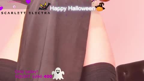 Snapshot of scarlett_electra chatting on 10/31/25, 03:24 SCARLETT ELECTRA - online show from 10/31/25, 03:24