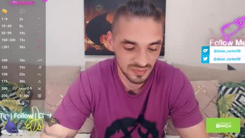 Snapshot of secret_sir chatting on 09/13/25, 10:53 Dean Carter online show from 09/13/25, 10:53